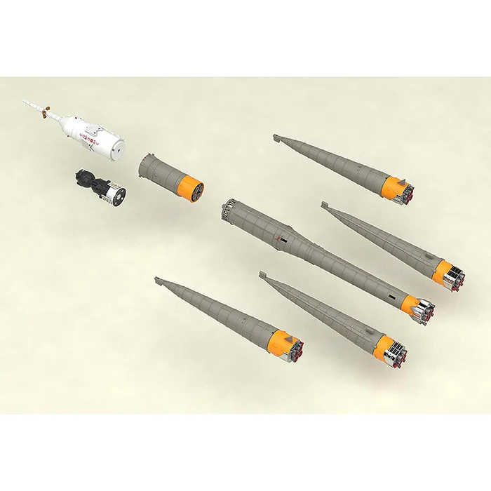 GOOD SMILE COMPANY Soyuz Rocket & Transport Train 1/150 Scale Plastic Model (Re-run) 6 GOOD SMILE COMPANY Soyuz Rocket & Transport Train 1/150 Scale Plastic Model (Re-run) - Image 6