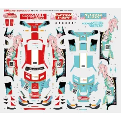 GOOD SMILE COMPANY Good Smile Hatsune Miku AMG 2017 SPA24H Ver. 1/24 Scale Decals