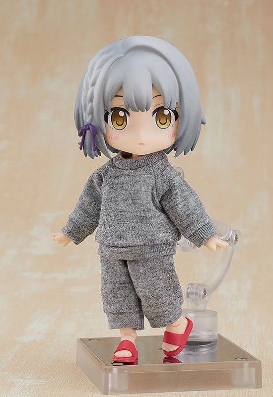 GOOD SMILE COMPANY Nendoroid Doll Outfit Set: Sweatshirt And Sweatpants (Black/Gray) 8 GOOD SMILE COMPANY Nendoroid Doll Outfit Set: Sweatshirt And Sweatpants (Black/Gray) - Image 8