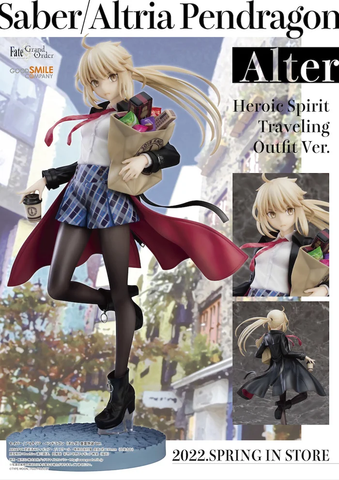 GOOD SMILE COMPANY Fate/Grand Order Saber/Altria Pendragon (Alter): Heroic Spirit Traveling Outfit Ver. 1/7 Scale Figure 6 GOOD SMILE COMPANY Fate/Grand Order Saber/Altria Pendragon (Alter): Heroic Spirit Traveling Outfit Ver. 1/7 Scale Figure - Image 6