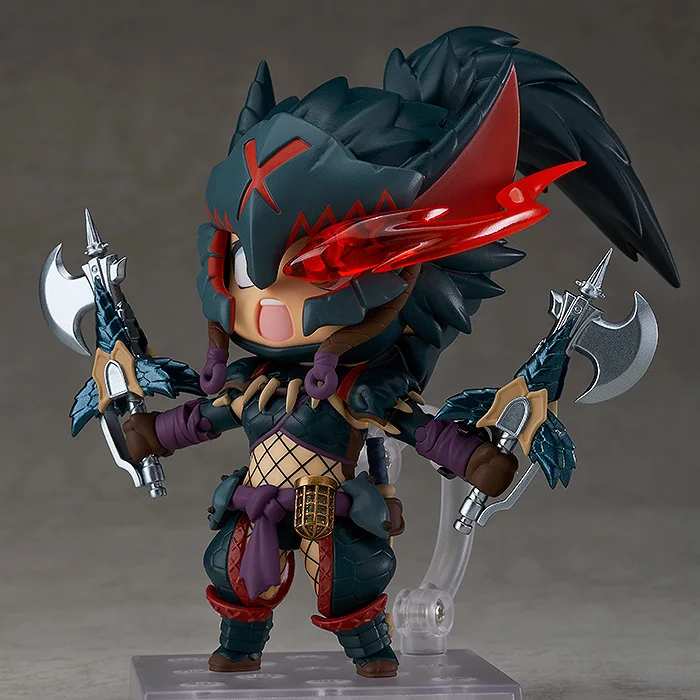 GOOD SMILE COMPANY Nendoroid Monster Hunter World: Iceborne Hunter: Female Nargacuga Alpha Armor Ver. DX 3 GOOD SMILE COMPANY Nendoroid Monster Hunter World: Iceborne Hunter: Female Nargacuga Alpha Armor Ver. DX - Image 3
