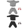 GOOD SMILE COMPANY Nendoroid Doll Outfit Set: Sweatshirt And Sweatpants (Black/Gray)