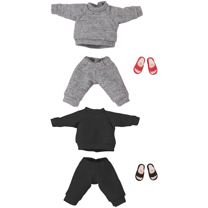 GOOD SMILE COMPANY Nendoroid Doll Outfit Set: Sweatshirt And Sweatpants (Black/Gray) 1 GOOD SMILE COMPANY Nendoroid Doll Outfit Set: Sweatshirt And Sweatpants (Black/Gray)