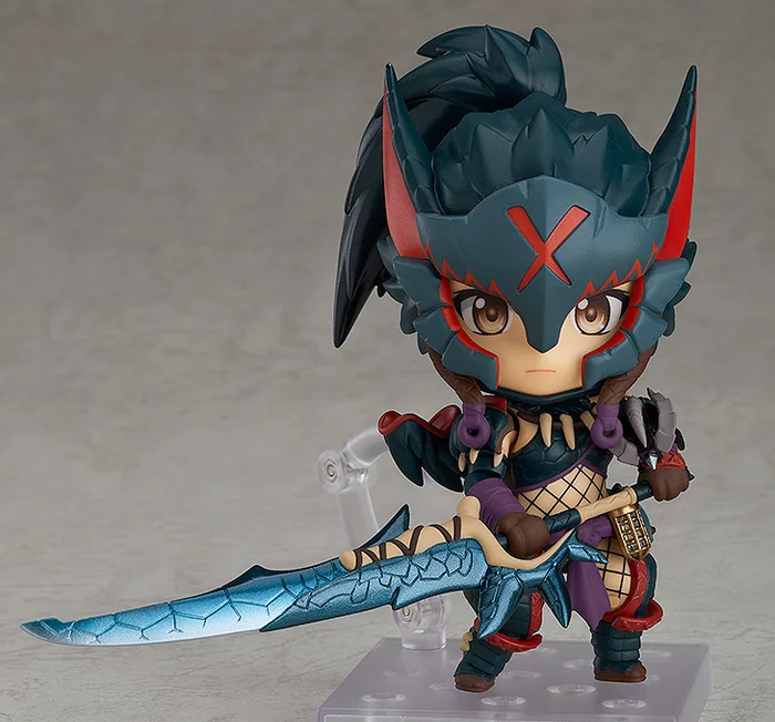 GOOD SMILE COMPANY Nendoroid Monster Hunter World: Iceborne Hunter: Female Nargacuga Alpha Armor Ver. 1 GOOD SMILE COMPANY Nendoroid Monster Hunter World: Iceborne Hunter: Female Nargacuga Alpha Armor Ver.